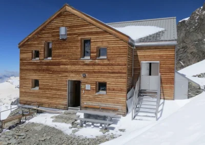 Bild Bau und Baubegleitung der neuen Marco e Rosa Hütte (Sankt Moritz-Graubünden) 1
