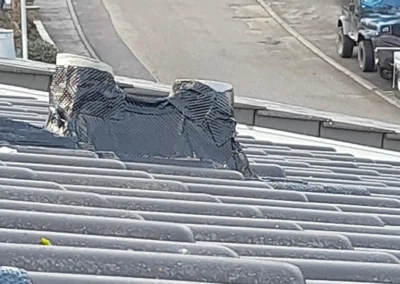 Bild mangelhafte Ausführung einer Dachsanierung (Stuttgart) 2